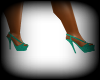 sexy fairy teal shoes