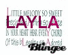 BABY LAYLA ROOM SIGN