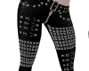 Leather Spike Pants