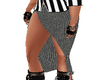 Open striped skirt
