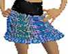 13 blue plaid skirt