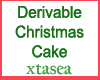 Derivable Christmas Cake