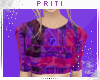 Crop Aztec Purple