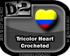 [D2] Tricolor Heart