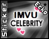 IMVU Celebrity Sticker
