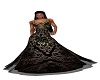 Royal Gold Black Gown