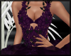 Black Purple Ballgown