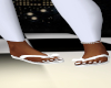 BAD: White Flip Flops