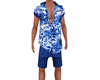 Blue Hawaii Outfit M