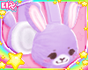 . purple bunny earmuffs