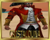 Red gold pirate coat MF