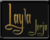 Layla Name Sticker