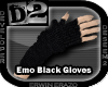 [D2] Emo Black Gloves F