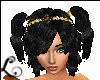 xo*Gold Gems/Black Hair