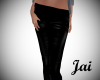 Jai Leather Pants Black