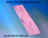 Pink Wedding Runner