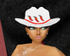 JjG White Cowgirl Hat