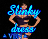 Slinky dress purple