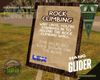CAMP | Rock Wall Sign
