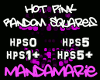 Hot Pink Random Squares