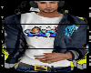 !Graffiti Jean Jacket