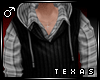 TX! Sweater Jacket! Grey