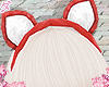 d. headband cat red