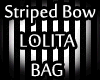 GOTHIC LOLI BAG stripes