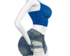 {TR} Blue Tank & Shorts