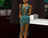 CA Teal C Darline Dress