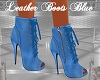 Leather Boots Blue