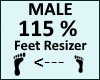 Feet Scaler 115%