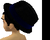 black and blue hat