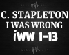 I Was Wrong