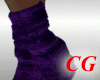 Snakeskin Boots Purple