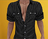Black Denim Shirt (M)