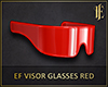 EF Visor Glasses Red