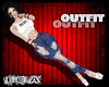 [ECA]Relax Ripped Outfit
