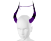 Purple&Black Demon Horns