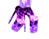 Purple flame boots