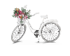 Spring Bike W / Flowers