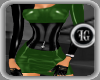 WB Black/Green Pvc dress