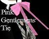 Pink Gentlemans tie