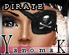 !Yk Pirate PaTch Black