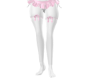 pink mini skirt