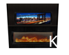 K - Fireplace w TV