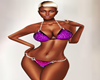 Bella ~ Blk  Purple RLL