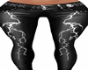 Black Lightening Pants