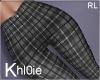 K school plaid pants RL