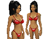 Red bikini - bikini rojo